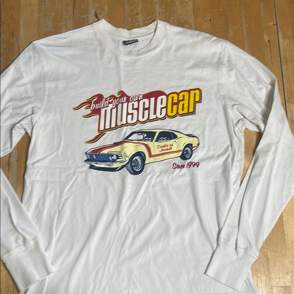 Franklin and Marshall Graphic Long Sleeve Shirt
